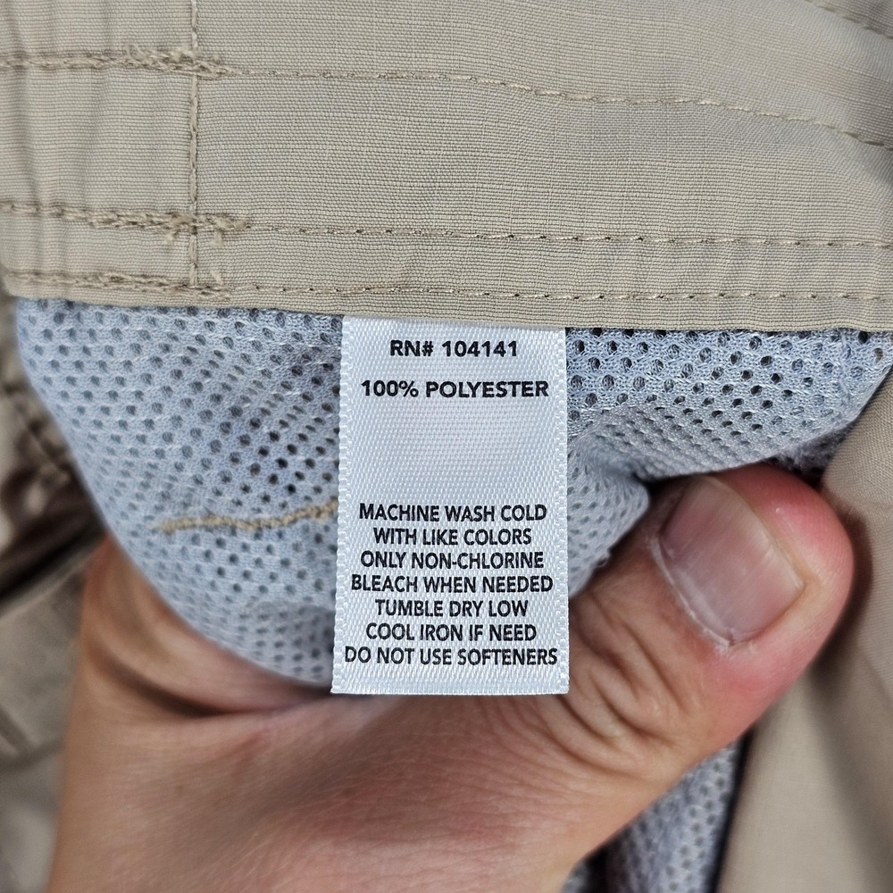 Field & Stream Harbor Fishing Pants Mens Medium Khaki SmartWick UPF 50+ - Picture 12 of 13